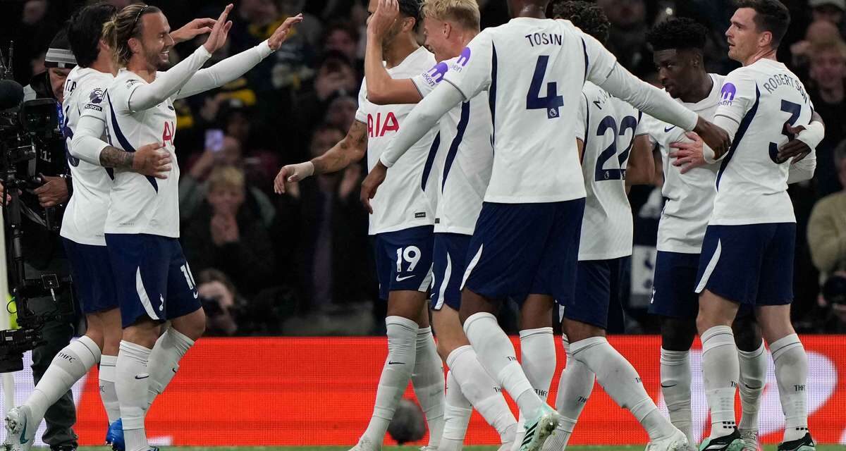 Tottenham battle past Coventry to finally claim their first league win of the season