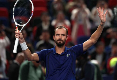 Shanghai Masters: Medvedev beats Paul to reach semi-finals