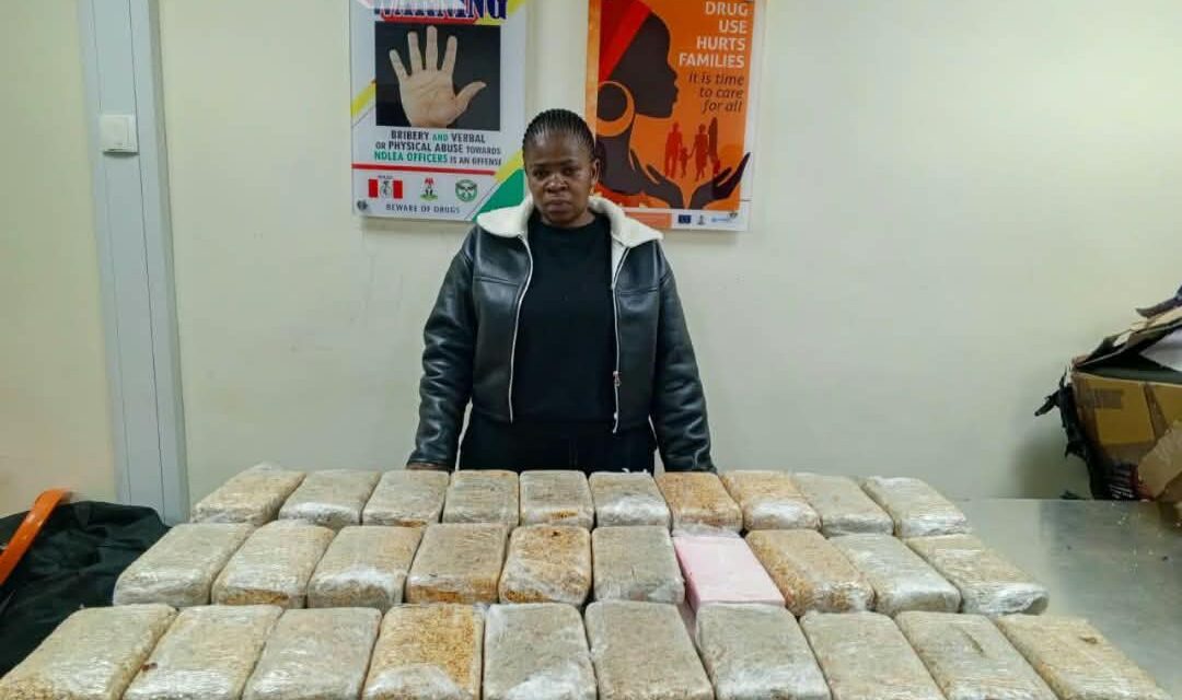 NDLEA arrests South African woman with 36.65kg cocaine, Lagos car dealer
