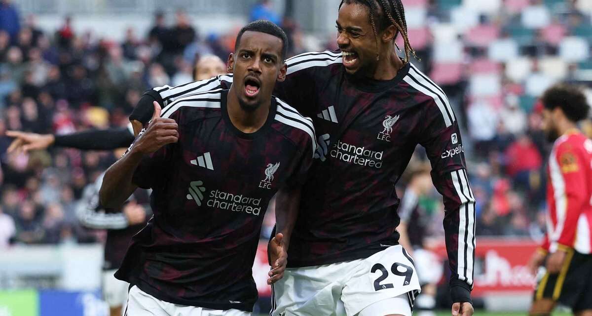 Liverpool fight back to pick up three points against nine-man Brentford
