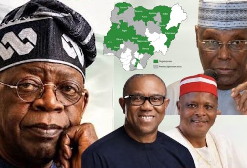 Tinubu Faces Northern Test As He Battles Atiku, Obi-Kwankwaso For 54 Million Votes – Arise News