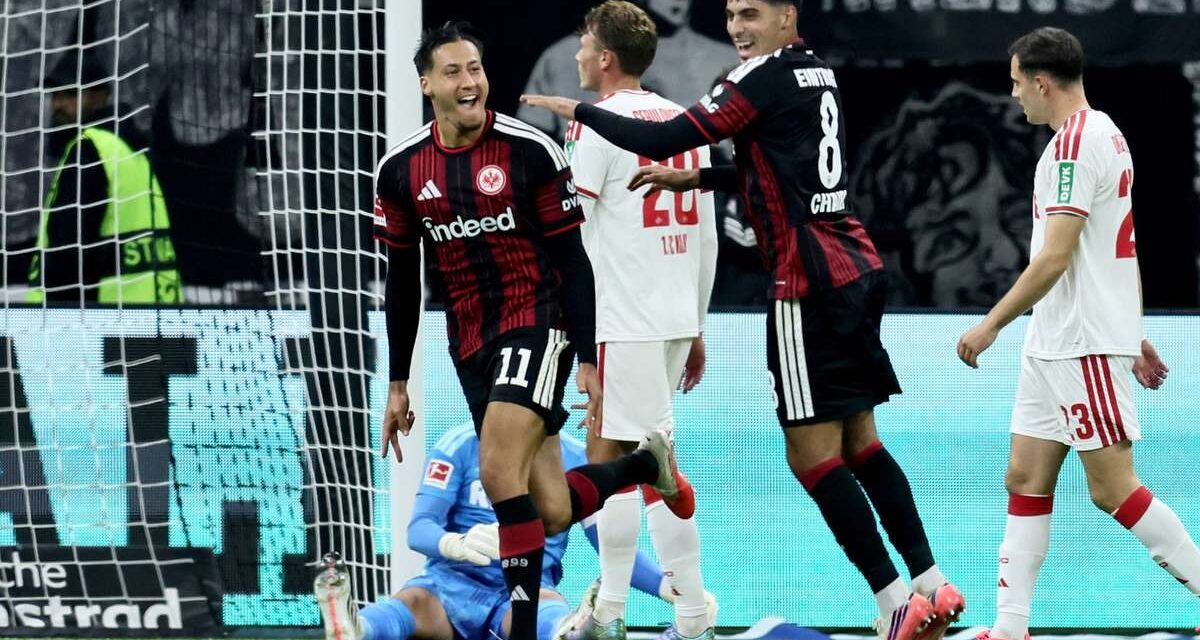 Frankfurt get back to winning ways with narrow victory over Koln