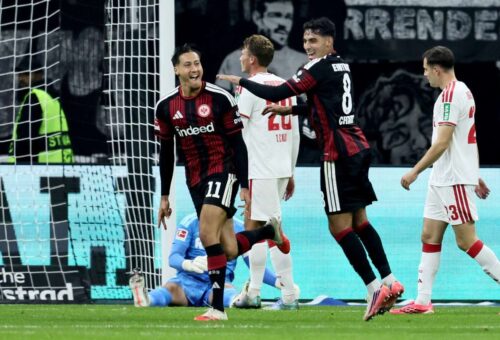Frankfurt get back to winning ways with narrow victory over Koln