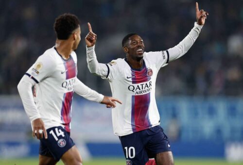 Dembele and Doue come off bench to help PSG pass Strasbourg test