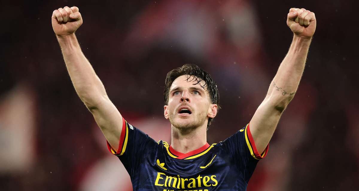 Rice nets late equaliser to rescue hard-fought point for Arsenal at Bayern