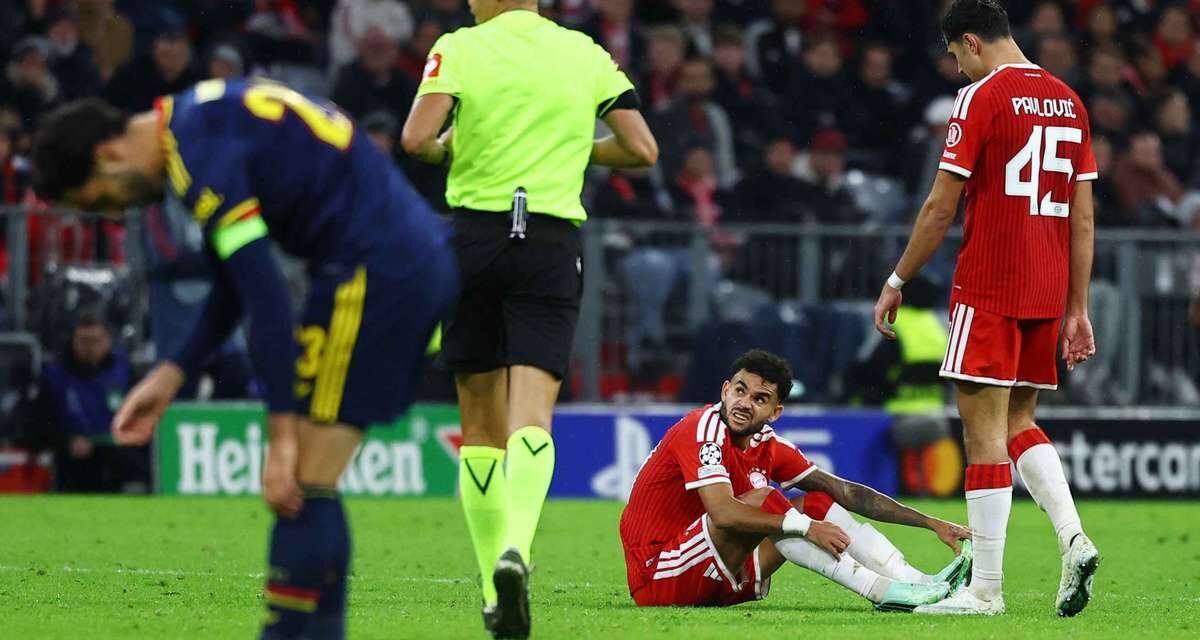 Bayern Munich winger Luis Diaz out for ‘foreseeable future’ with hamstring injury