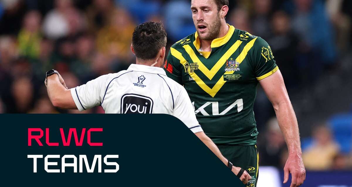 Who is playing in the Rugby League World Cup this weekend?