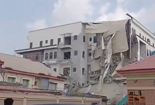 Five-storey building partially collapses in Abuja