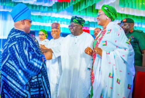 2027: Gov Adeleke, Akande, Oyetola unite for Tinubu at presidential campaign council inauguration Thursday