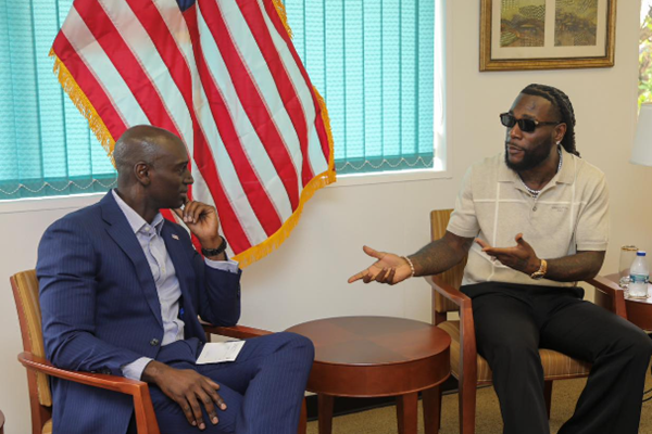 US Consul General Hosts Burna Boy, Seeks Stronger Bilateral Creative Ties