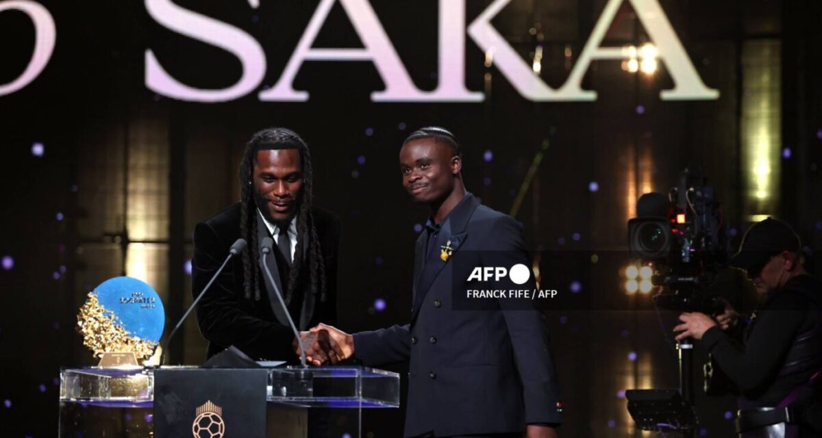 Burna Boy Presents Socrates Award To Bukayo Saka At 2026 Ballon d’Or Ceremony – Arise News