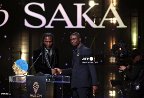 Burna Boy Presents Socrates Award To Bukayo Saka At 2026 Ballon d’Or Ceremony – Arise News