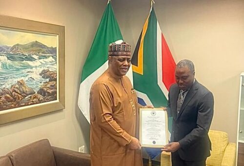 Ambassador role: Fani-Kayode presents Letters of Credence in South Africa