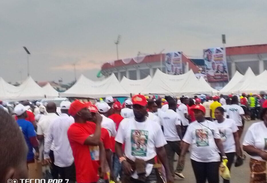 Thousands Gather For Unveiling Of Rainbow Coalition’s Candidates In Rivers