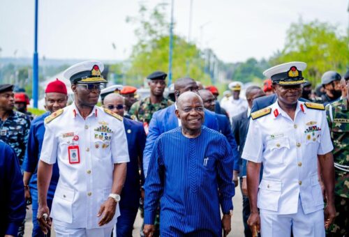 Chief of Naval Staff praises security agencies , govt for maintaining peace in Abia