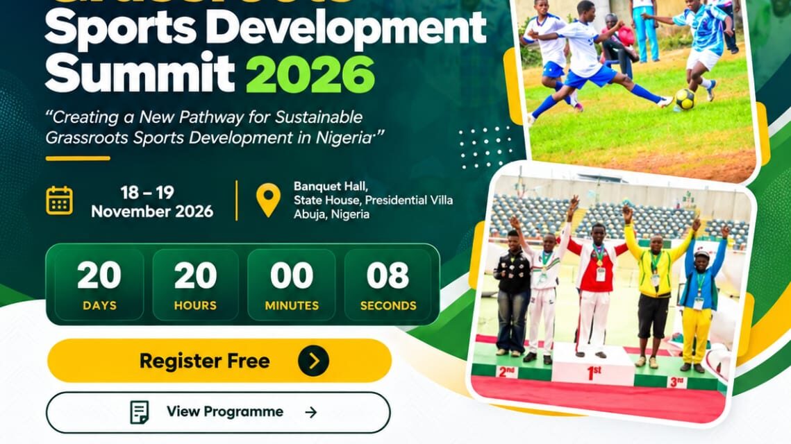 Countdown to Grassroots Sports Summit: Organisers Unveil Official Website, Strengthen Technical Partnership With NESG