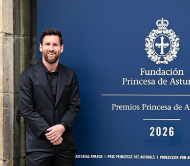 Messi Arrives In Oviedo Ahead Of Princess Of Asturias Awards