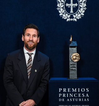 Messi Receives 2026 Princess Of Asturias Award