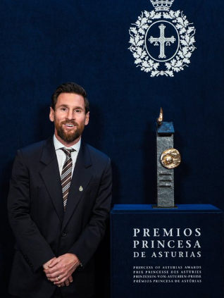 Messi Receives 2026 Princess Of Asturias Award