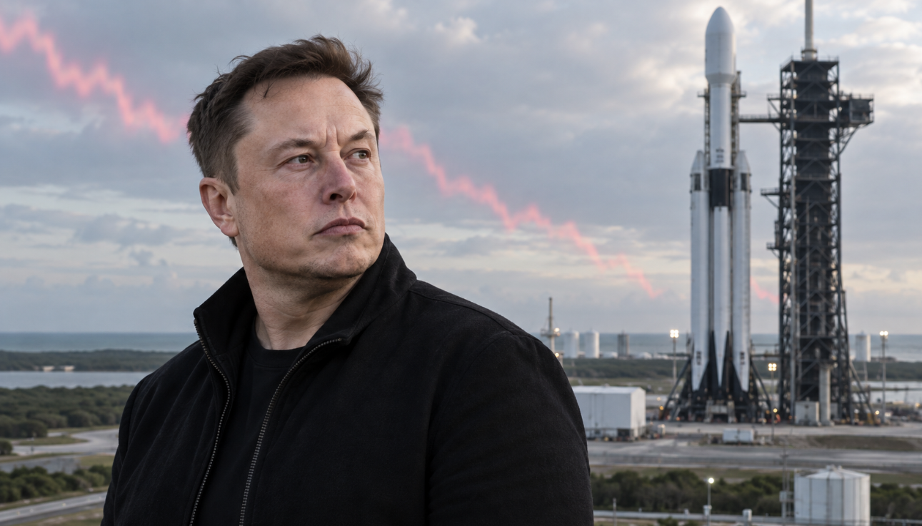 Elon Musk Net Worth Falls Below  Trillion as SpaceX Stock Drops