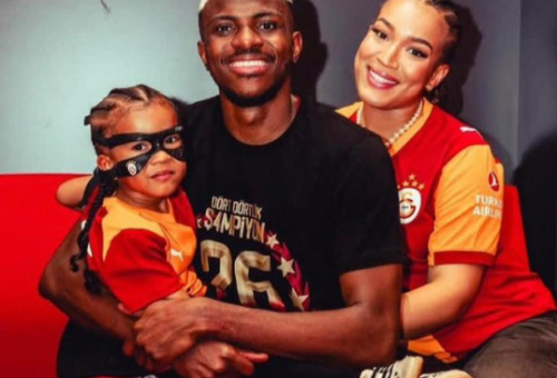 Osimhen Welcomes Second Baby With Girlfriend Stefanie
