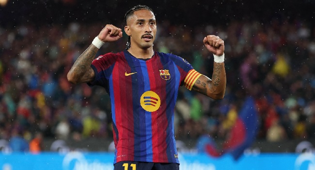 Barcelona Captain Raphinha Says PSG Defeat Won’t Affect El Clásico