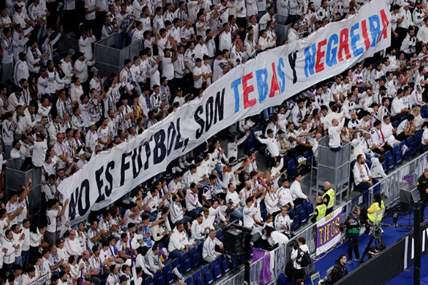 Real Madrid Fans Protest Against Tebas, Laporta Over Negreira Case