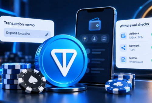 TON Casino payments: Transaction memos and withdrawal checks
