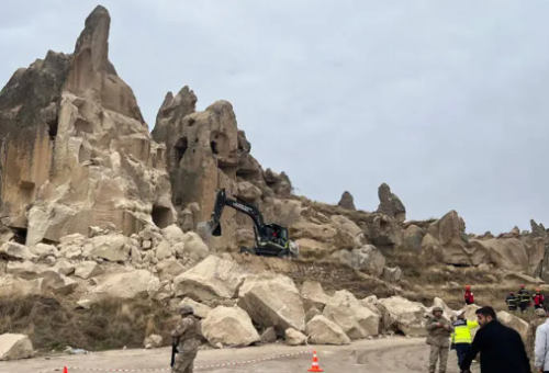 Three Killed As Rock Spire Collapses In Turkey’s Cappadocia Region