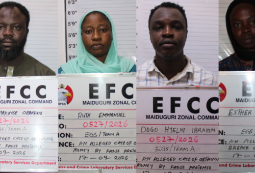 EFCC arraigns four for N44m contract fraud in Maiduguri