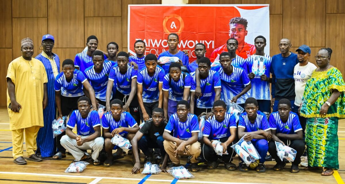 Awoniyi Foundation Hands 350 Young Players Football Boots in Grassroots Boost