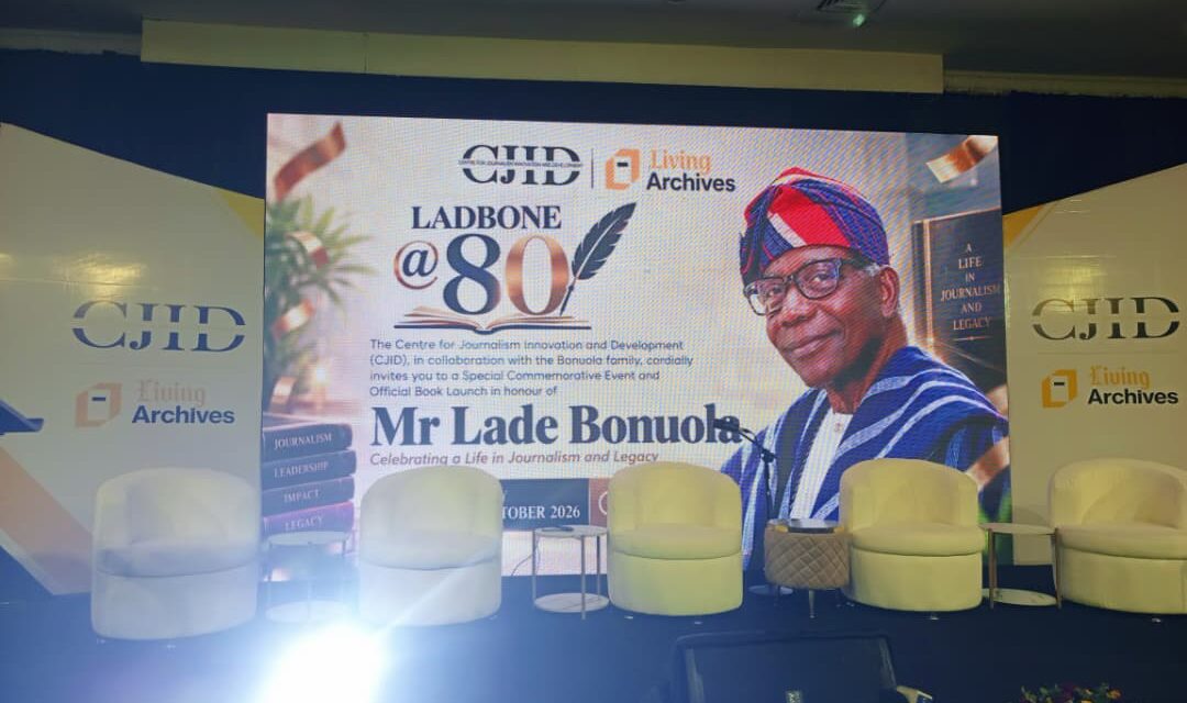 CJID launches Living Archives Initiative, honours veteran journalist Lade Bonuola (LIVE UPDATES)