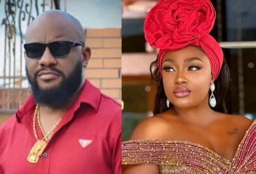Reactions as Yul Edochie celebrates Lizzy Gold amid relationship rumours