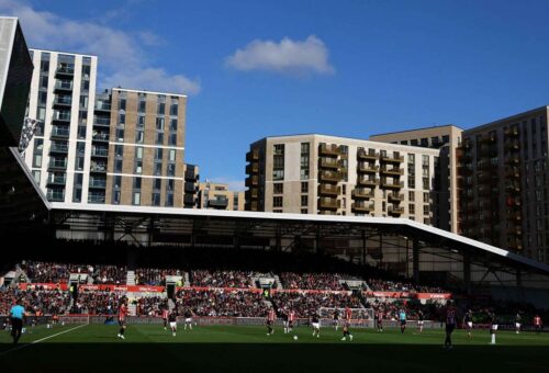Police involved after individual kicks rugby ball into stadium during Brentford vs Liverpool
