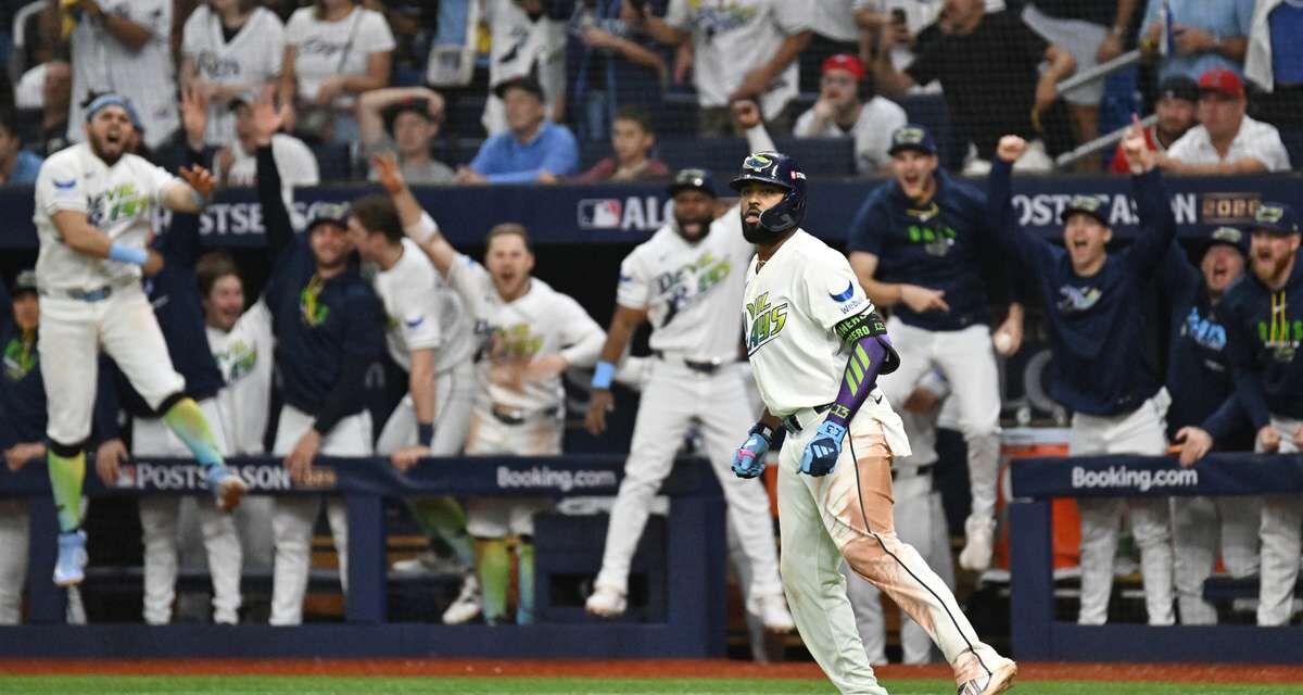 Rays overcome Guardians, clinch World Series berth